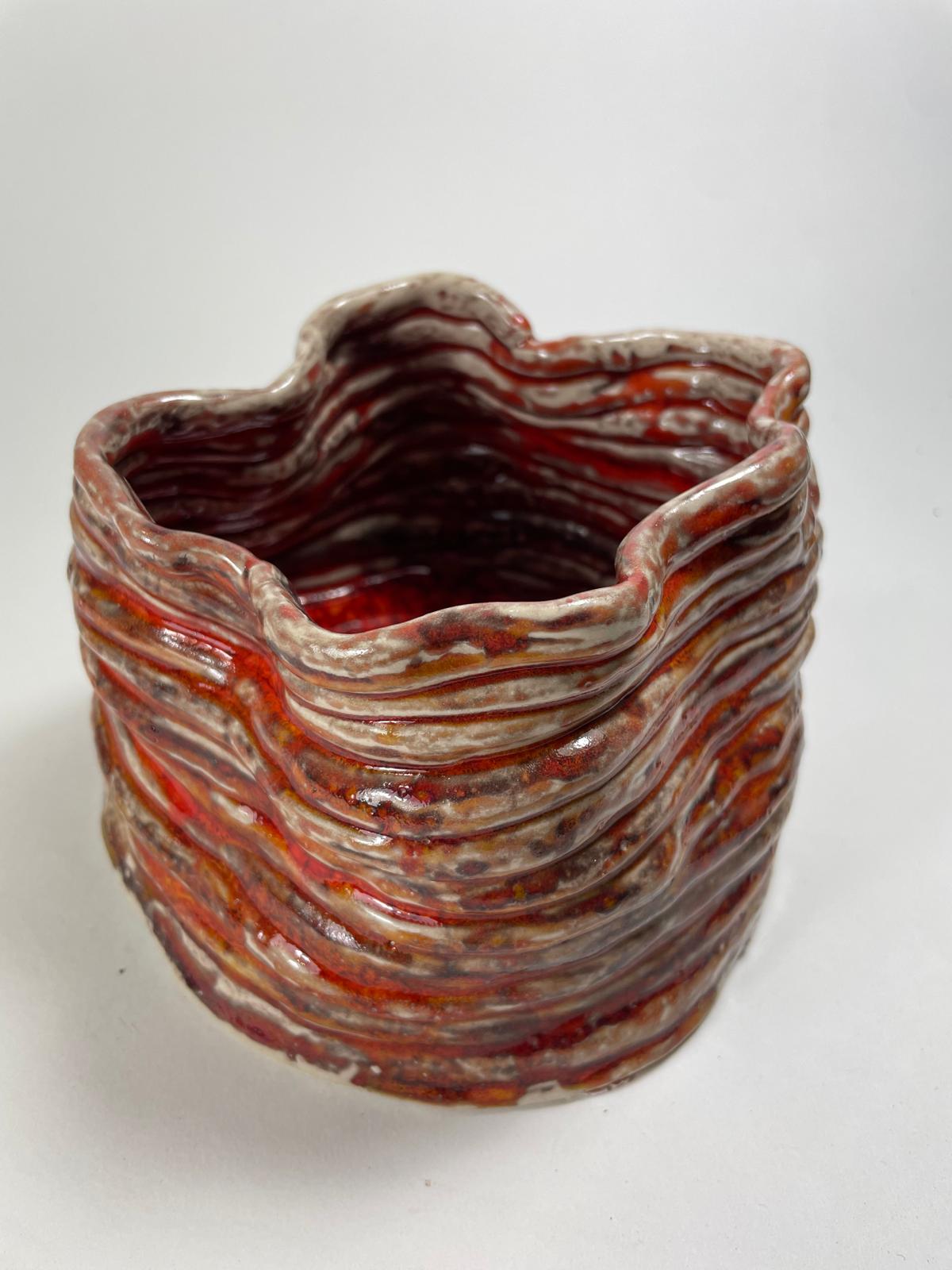 Strata — hand-built ceramic by Grace Ahern